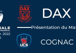 J25 : Dax - Cognac : Présentation du match